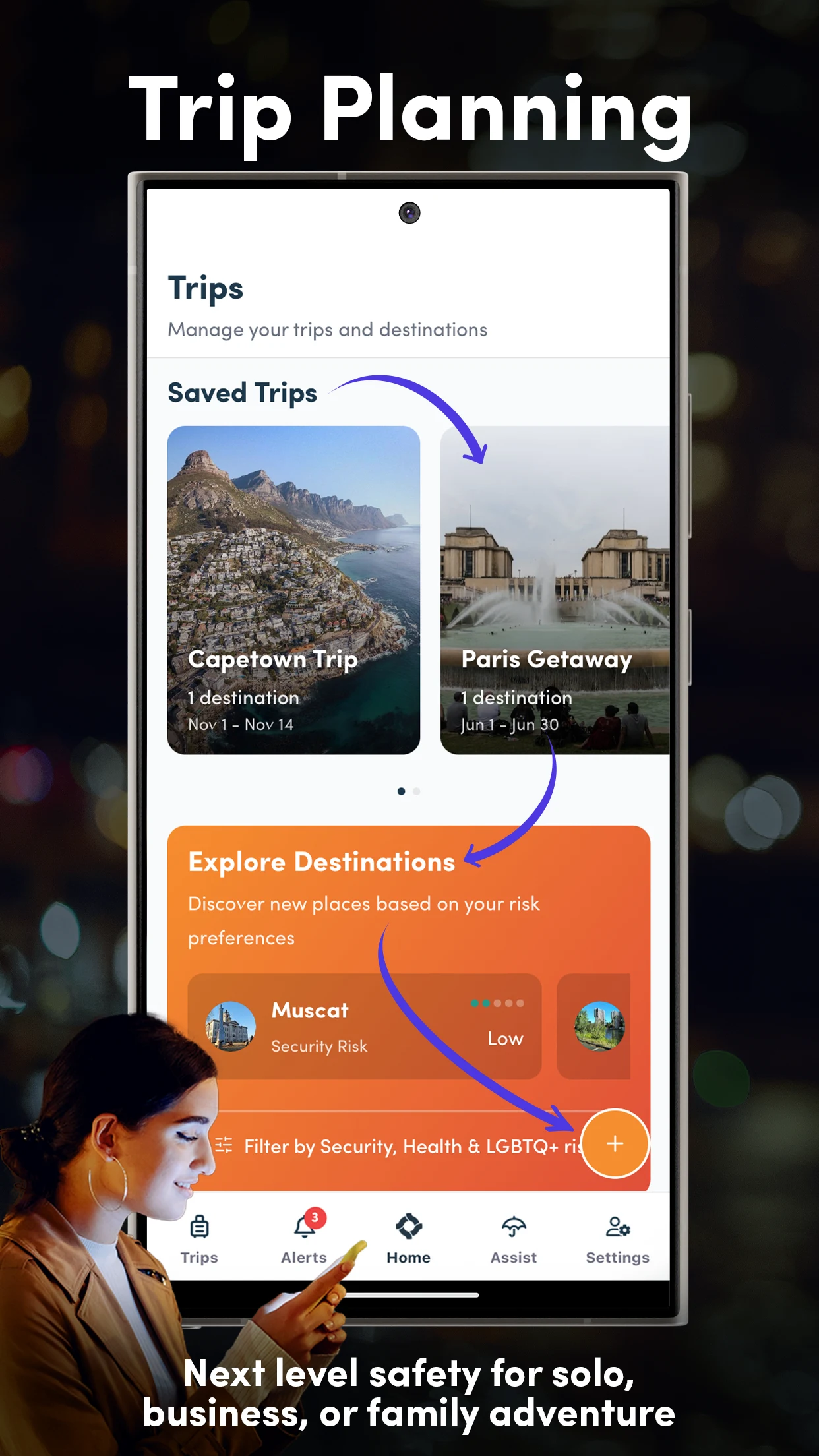 OZZI: Travel & Personal Safety screenshot