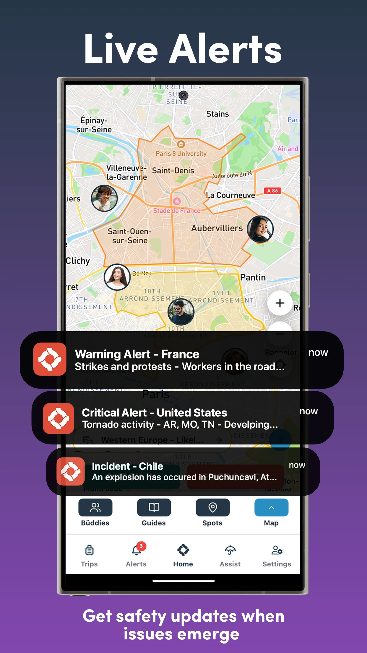 OZZI: Travel & Personal Safety screenshot